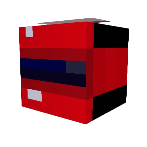 ror_ Minecraft avatar head, 3D render