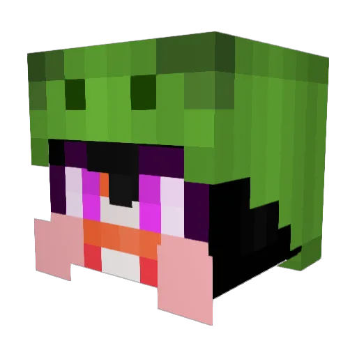 roro044 Minecraft avatar head, 3D render