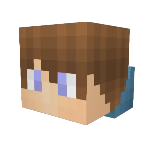 rorodu5 Minecraft avatar head, 3D render