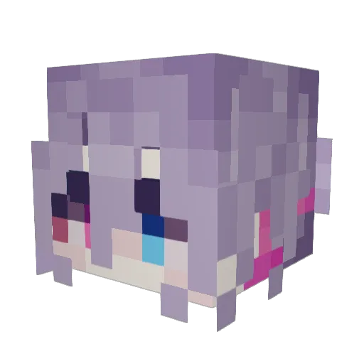 rorololo Minecraft avatar head, 3D render