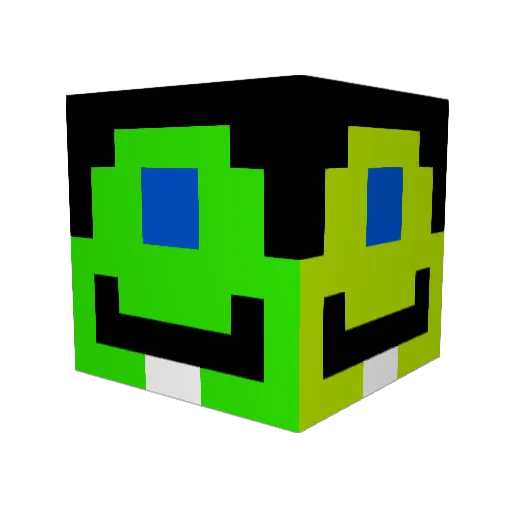 rorowowos Minecraft avatar head, 3D render