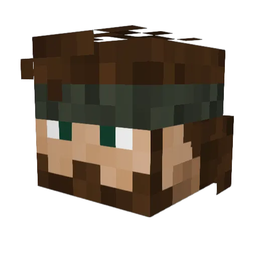 rorschach712 Minecraft avatar head, 3D render