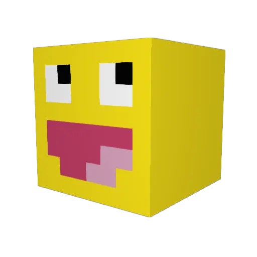 ros86 Minecraft avatar head, 3D render