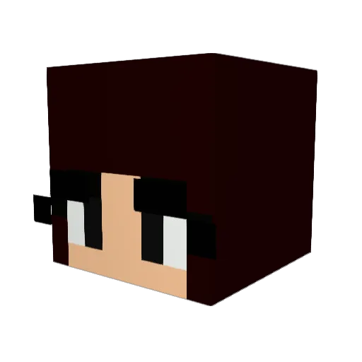rosalia06 Minecraft avatar head, 3D render