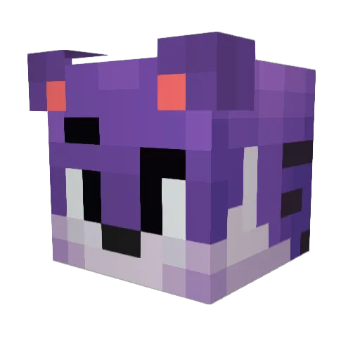 rosamundlupton Minecraft avatar head, 3D render