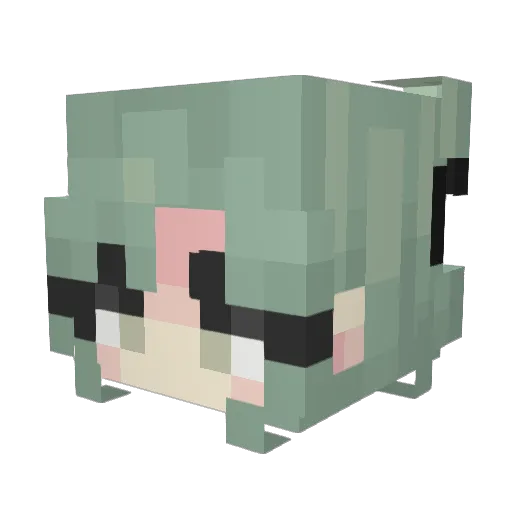 rosebud0711 Minecraft avatar head, 3D render