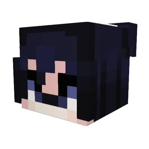 roses8745 Minecraft avatar head, 3D render