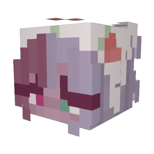 rosesfriend Minecraft avatar head, 3D render