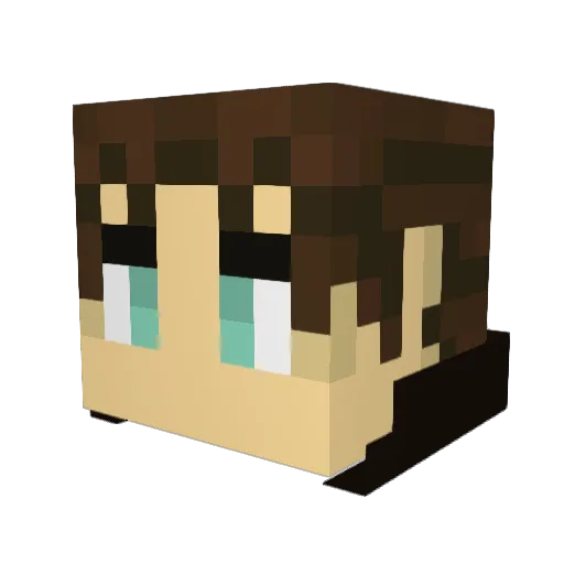 roshe976 Minecraft avatar head, 3D render