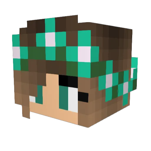 rosie1601 Minecraft avatar head, 3D render