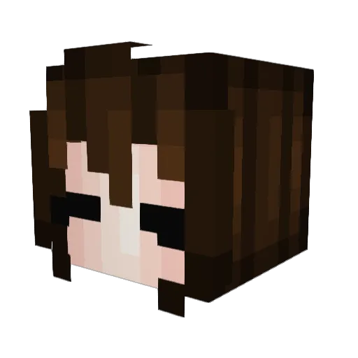 rosie426 Minecraft avatar head, 3D render