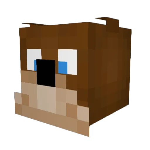 rosiep03 Minecraft avatar head, 3D render