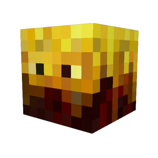 roski99 Minecraft avatar head, 3D render