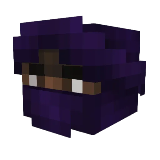 rosp Minecraft avatar head, 3D render