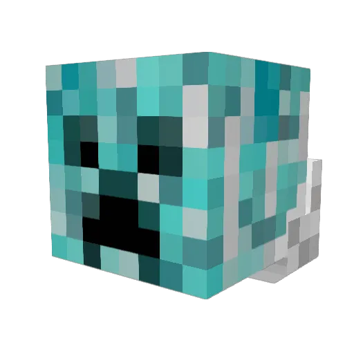 ross1337 Minecraft avatar head, 3D render
