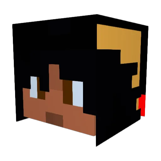 ross804 Minecraft avatar head, 3D render