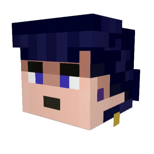 rossART019 Minecraft avatar head, 3D render