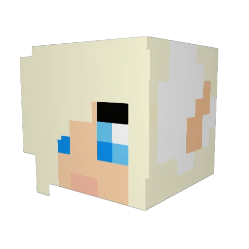 rossamund Minecraft avatar head, 3D render