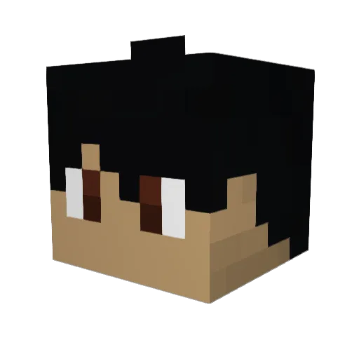 rossana1 Minecraft avatar head, 3D render