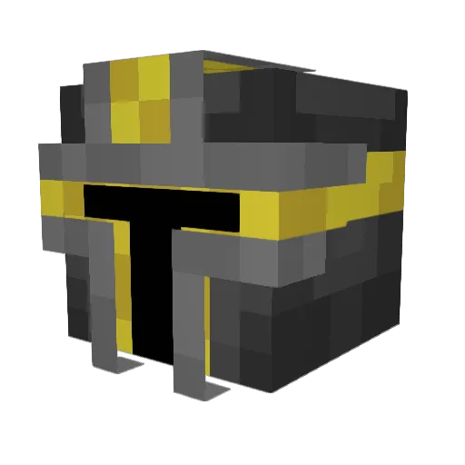 rossercity Minecraft avatar head, 3D render