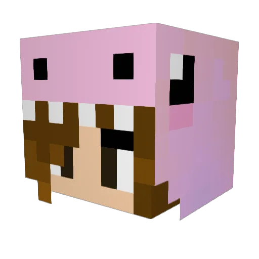 rossini98 Minecraft avatar head, 3D render