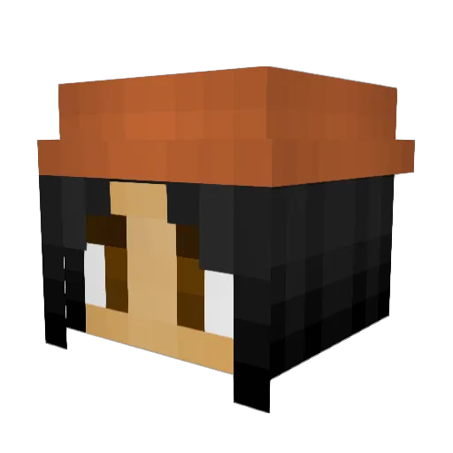 rosslynchGF Minecraft avatar head, 3D render