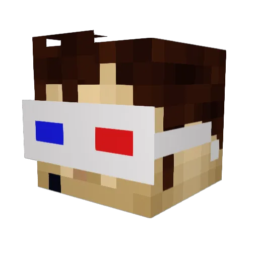 rossmca94 Minecraft avatar head, 3D render