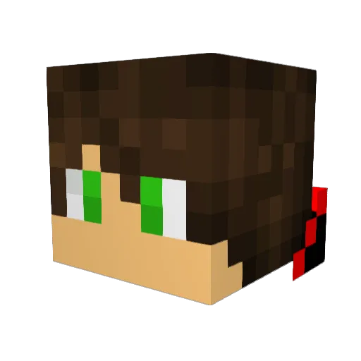 rossumund Minecraft avatar head, 3D render