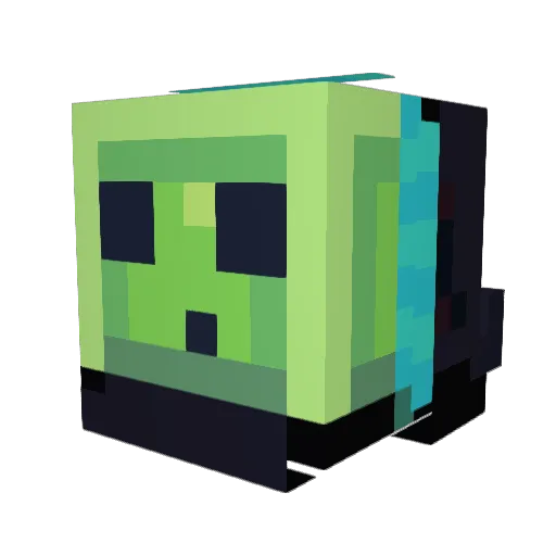 rostead7 Minecraft avatar head, 3D render