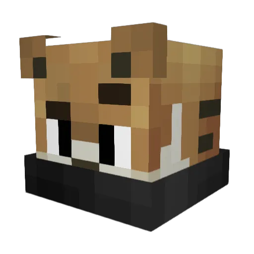 roswitha11 Minecraft avatar head, 3D render