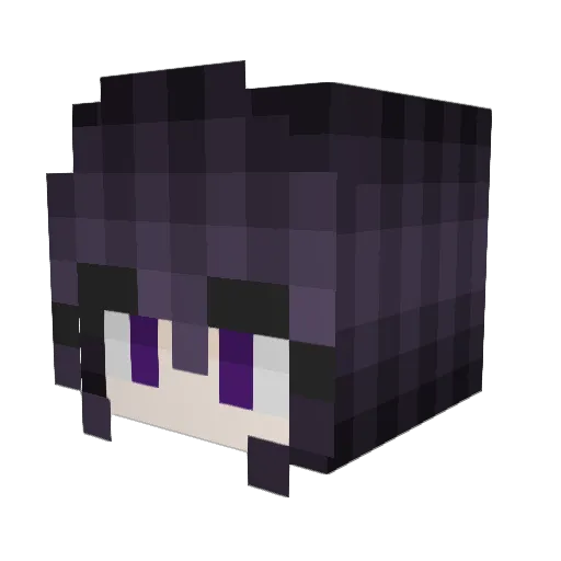 rosy21 Minecraft avatar head, 3D render