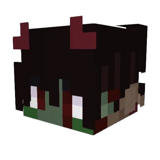 rotbytez Minecraft avatar head, 3D render