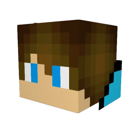roterTiger15 Minecraft avatar head, 3D render