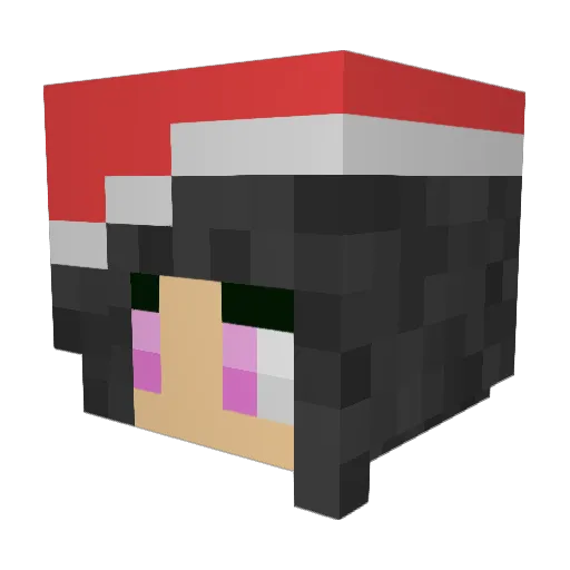 rotflol Minecraft avatar head, 3D render