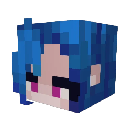 rotfrontradio Minecraft avatar head, 3D render