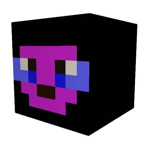 rothetuck_ Minecraft avatar head, 3D render