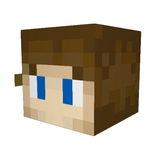 rothond Minecraft avatar head, 3D render