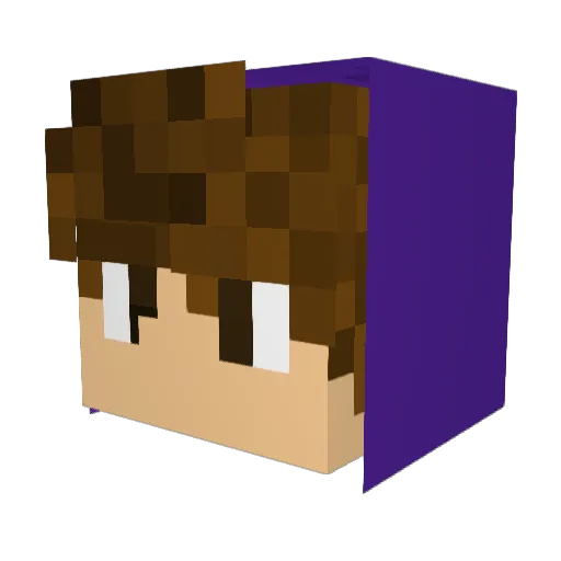 roto14 Minecraft avatar head, 3D render