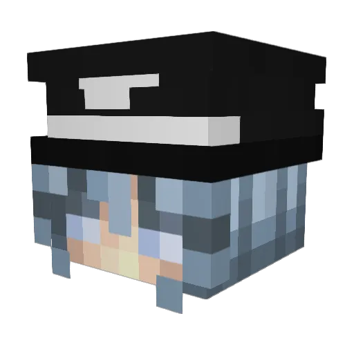 roto63 Minecraft avatar head, 3D render