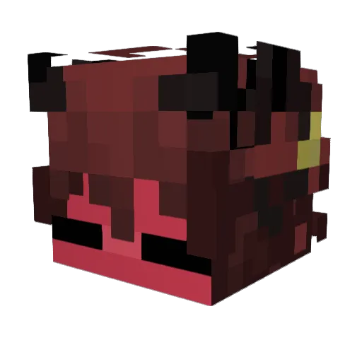 rotslicer Minecraft avatar head, 3D render