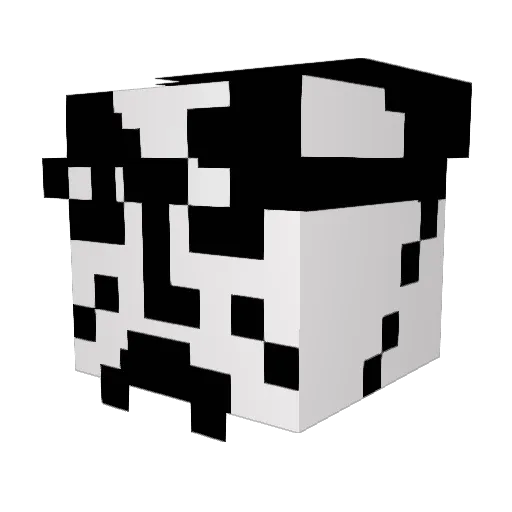 rottady Minecraft avatar head, 3D render