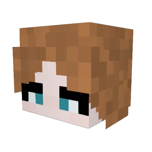 rottenbatzz Minecraft avatar head, 3D render