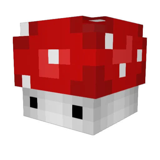 rottendeadite Minecraft avatar head, 3D render