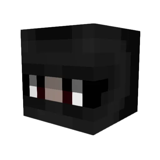 rottensin Minecraft avatar head, 3D render