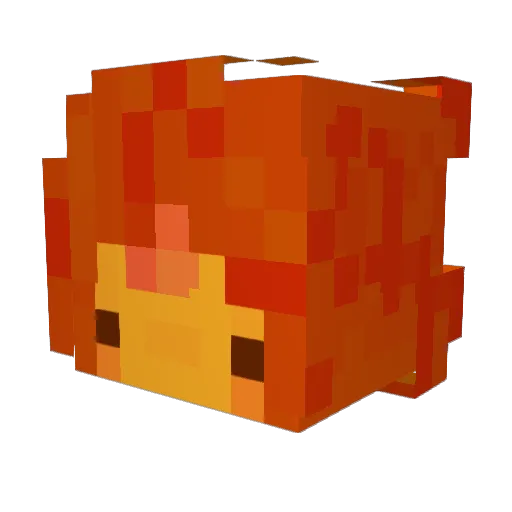 rottenthing3 Minecraft avatar head, 3D render