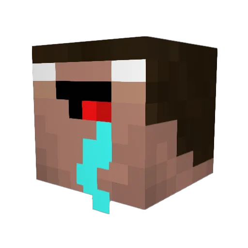rottie427 Minecraft avatar head, 3D render