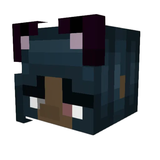 rottingdollz Minecraft avatar head, 3D render