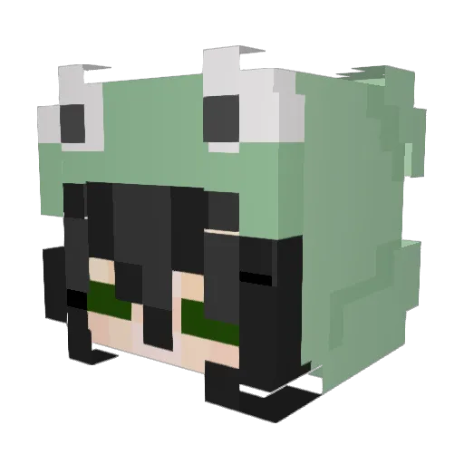 rotto4848 Minecraft avatar head, 3D render