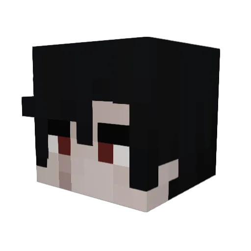 roudsir Minecraft avatar head, 3D render