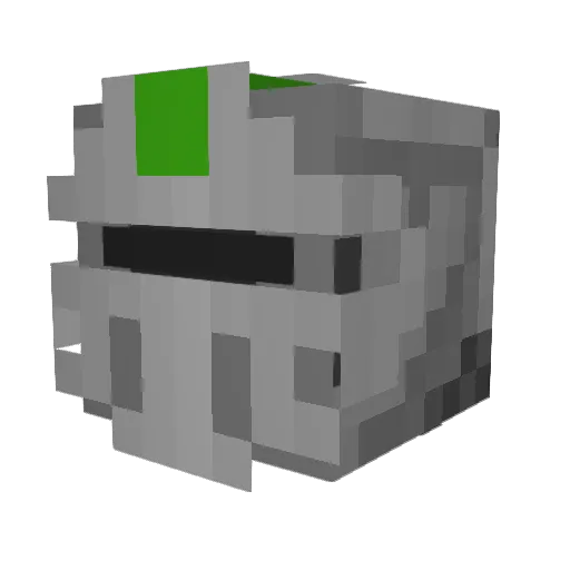 rourke14 Minecraft avatar head, 3D render